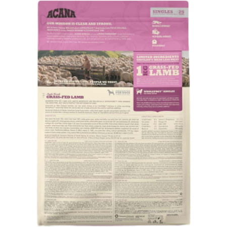 Acana Grass-Fed Lamb Dry Dog Food | Grain Free Dog Food For All Life Stages | 11.4 Kg