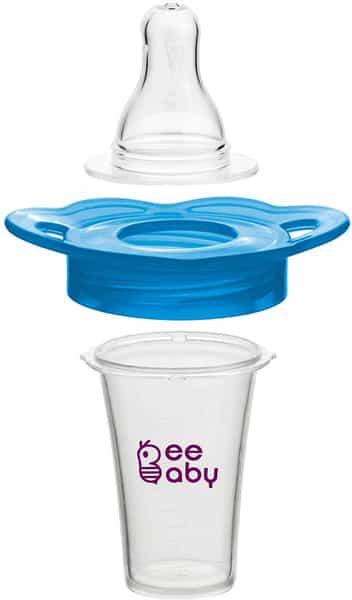 Beebaby Medicine Dispenser With Soft Silicone Nipple For Newborn. (Blue)