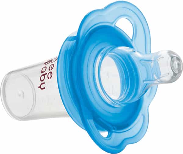 Beebaby Medicine Dispenser With Soft Silicone Nipple For Newborn. (Blue)