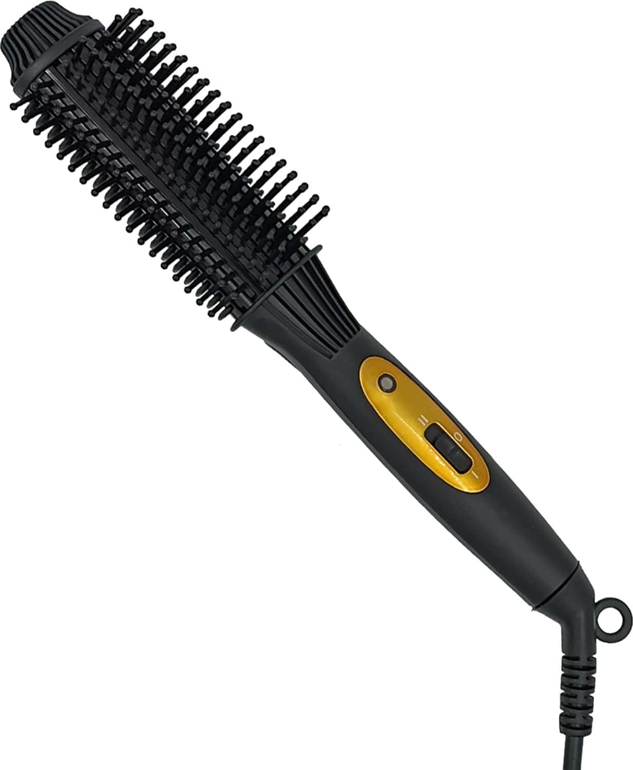 Sanfe Selfly Hair Electric Straightening Brush With Ceramic Plating | For Straight & Frizz Free Hair