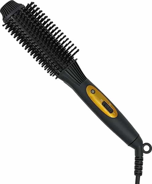 Sanfe Selfly Hair Electric Straightening Brush With Ceramic Plating | For Straight & Frizz Free Hair