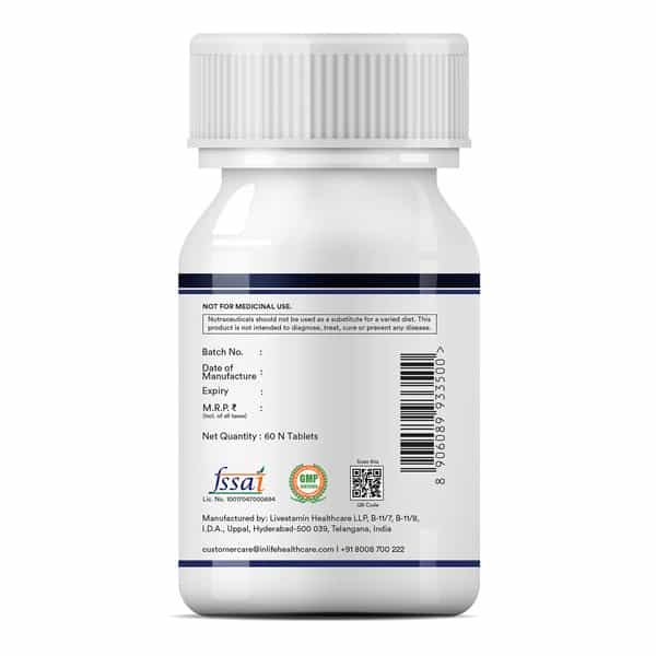 Inlife Melatonin 10Mg With Tagar 250Mg | May Support Restful Sleep | Relaxation | 60 Tablets