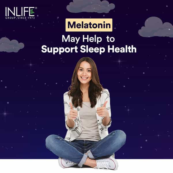 Inlife Melatonin 10Mg With Tagar 250Mg | May Support Restful Sleep | Relaxation | 60 Tablets