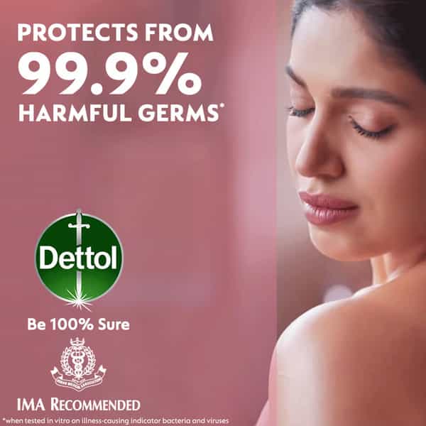 Dettol Skincare Soap Wrap Of 300 G (Buy 3 Get 1 Free)