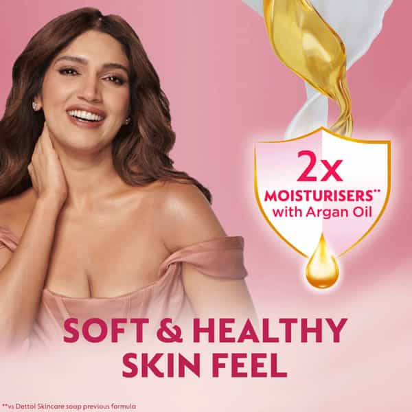 Dettol Skincare Soap Wrap Of 300 G (Buy 3 Get 1 Free)