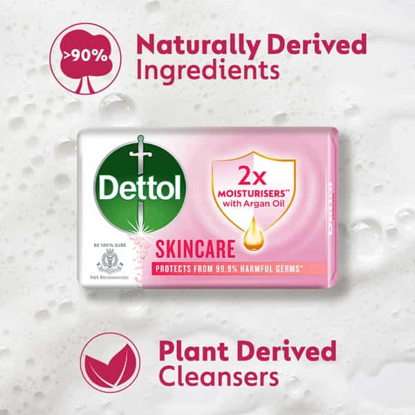 Dettol Skincare Soap Wrap Of 300 G (Buy 3 Get 1 Free)