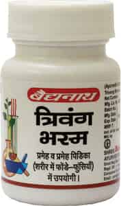 Baidyanath Asli Ayurved Trivanga Bhasma 10 G For Prameha And Prameha Pidica