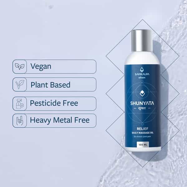 Savikalpa Relief Oil With Vijaya Extracts To Help Combat Arthritis And Ease Joint Pain |100Ml