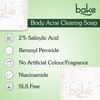 Bake 2% Salicylic Soap With Niacinamide For Body Acne & Dark Spots (Pack Of 3)