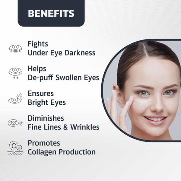 Under Eye Herbal Cream Helps To Remove Dark Circles | Puffy Eyes | Wrinkles 100% Ayurvedic (50Gm)