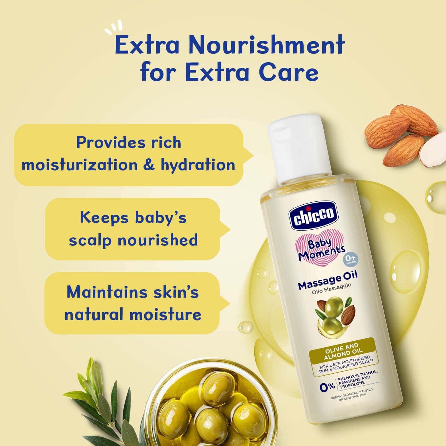 Buy CHICCO BABY MOMENTS MASSAGE OIL 100 ML Online & Get Upto 60 OFF at