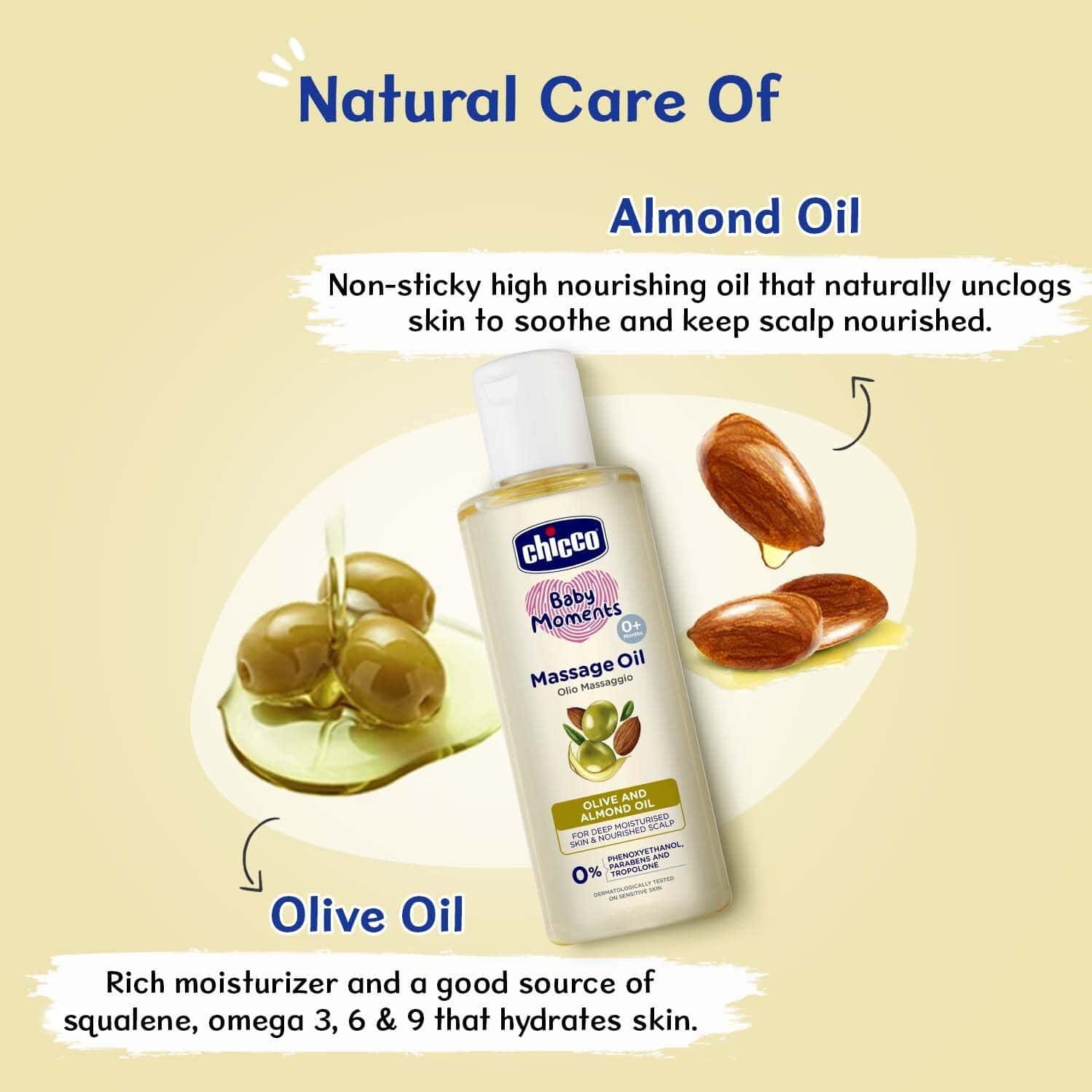 Buy CHICCO BABY MOMENTS MASSAGE OIL 100 ML Online & Get Upto 60 OFF at PharmEasy