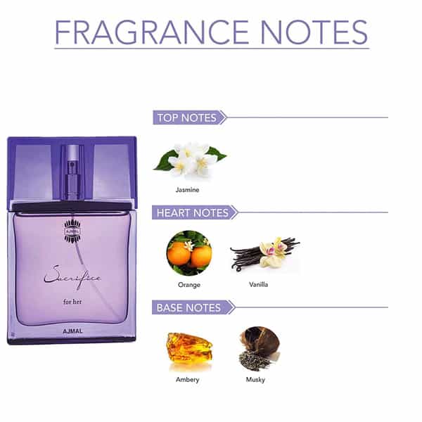 Ajmal Amber Magic Edp 100Ml Perfume For Men And Sacrifice For Her Edp 50Ml Perfume For Women