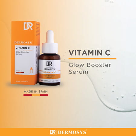 Dermosys Vitamin C Glow Booster Serum For Brightening & Depigmentant | For All Skin Types - 30ml