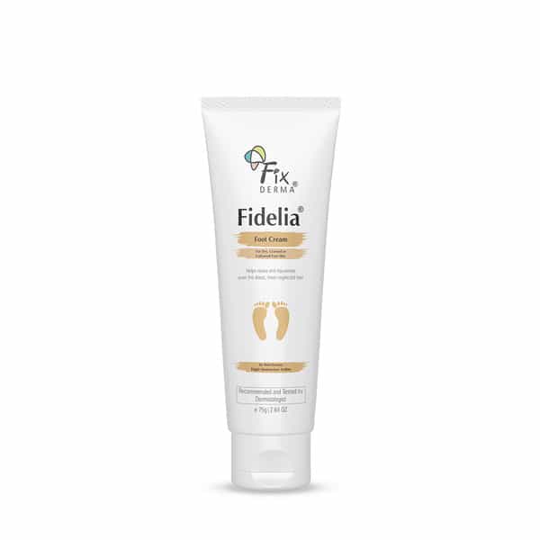Fixderma 5% Lactic Acid | 15% Urea | 3% Glycerine Fidelia Foot Cream - 75Gm