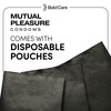 Bold Care Mutual Pleasure Dotted (576 Dots), Ribbed & D-Lay Condoms|With Disposable Pouches - 10 Pcs