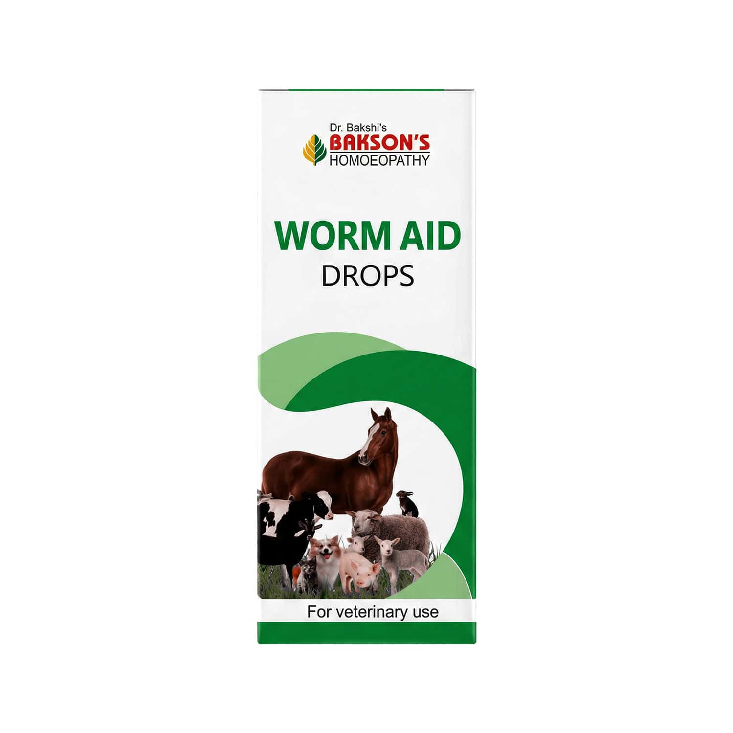 Bakson Homoeopathy Worm Aid Drops | For Veterinary Use | 30 Ml