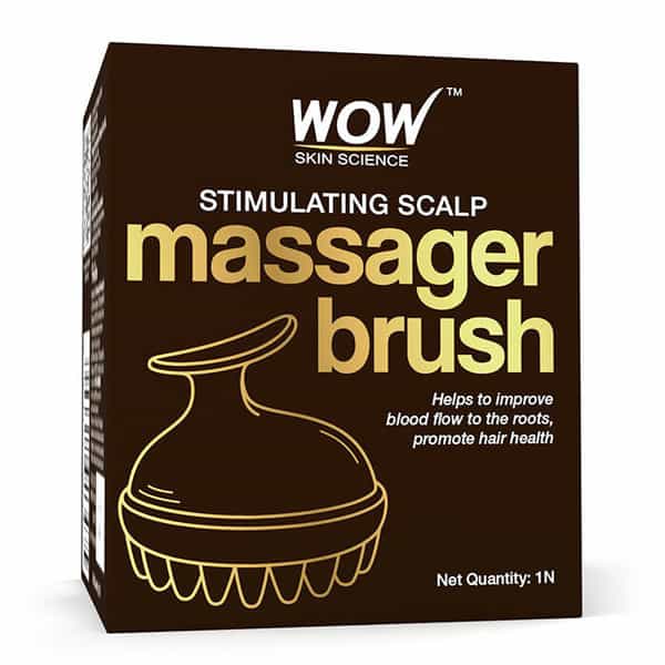 Wow Skin Science Stimulating Scalp Shampoo Brush For Natural Hair Care - All Hair Types (Unisex)