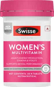 Swisse Ultivite Women's Multivitamin For Energy Stamina Vitality And Mental Performance - 60 Tablets