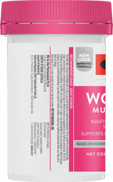 Swisse Ultivite Women's Multivitamin For Energy Stamina Vitality And Mental Performance - 60 Tablets