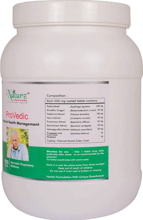 Naturz Ayurveda Provedic - 900 Tablets (Pack Of 2)