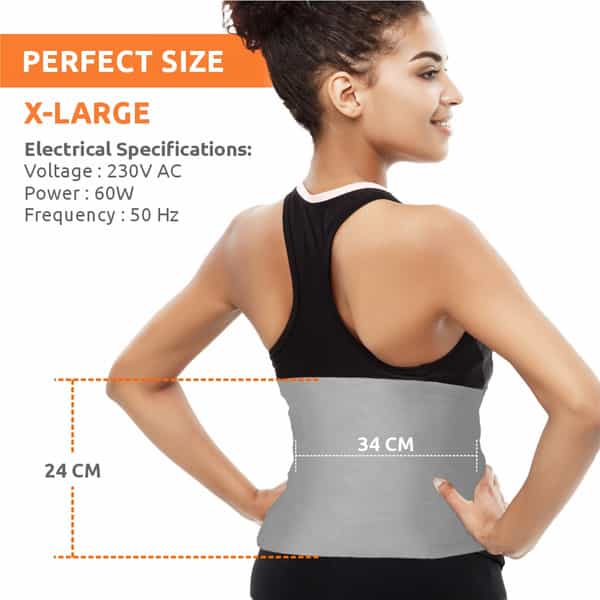 Vissco Orthopaedic Heating Belt | Heat Therapy To Soothe Sore Muscles | Decreases Joint Pain - Xl