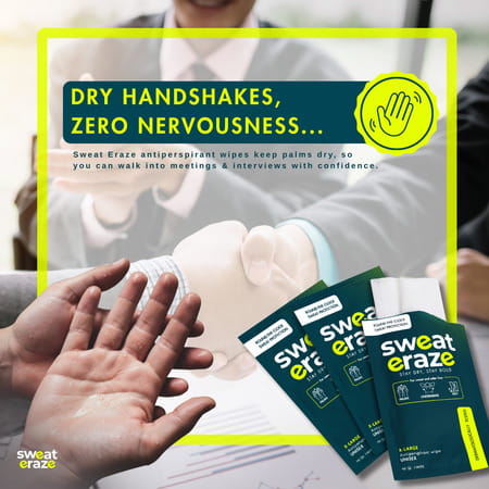 Sweat Eraze - Antiperspirant Wipes - Pack Of 10