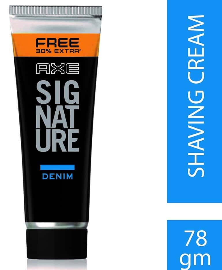 Buy Axe Signature Denim Lather Shaving Cream Tube Of 78 G Online & Get