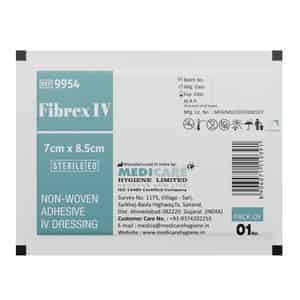 Medica Fibrex Adhesive Dressing With Non-adherent Pad 5cm X 7cm - Soft & Breathable Wound Care