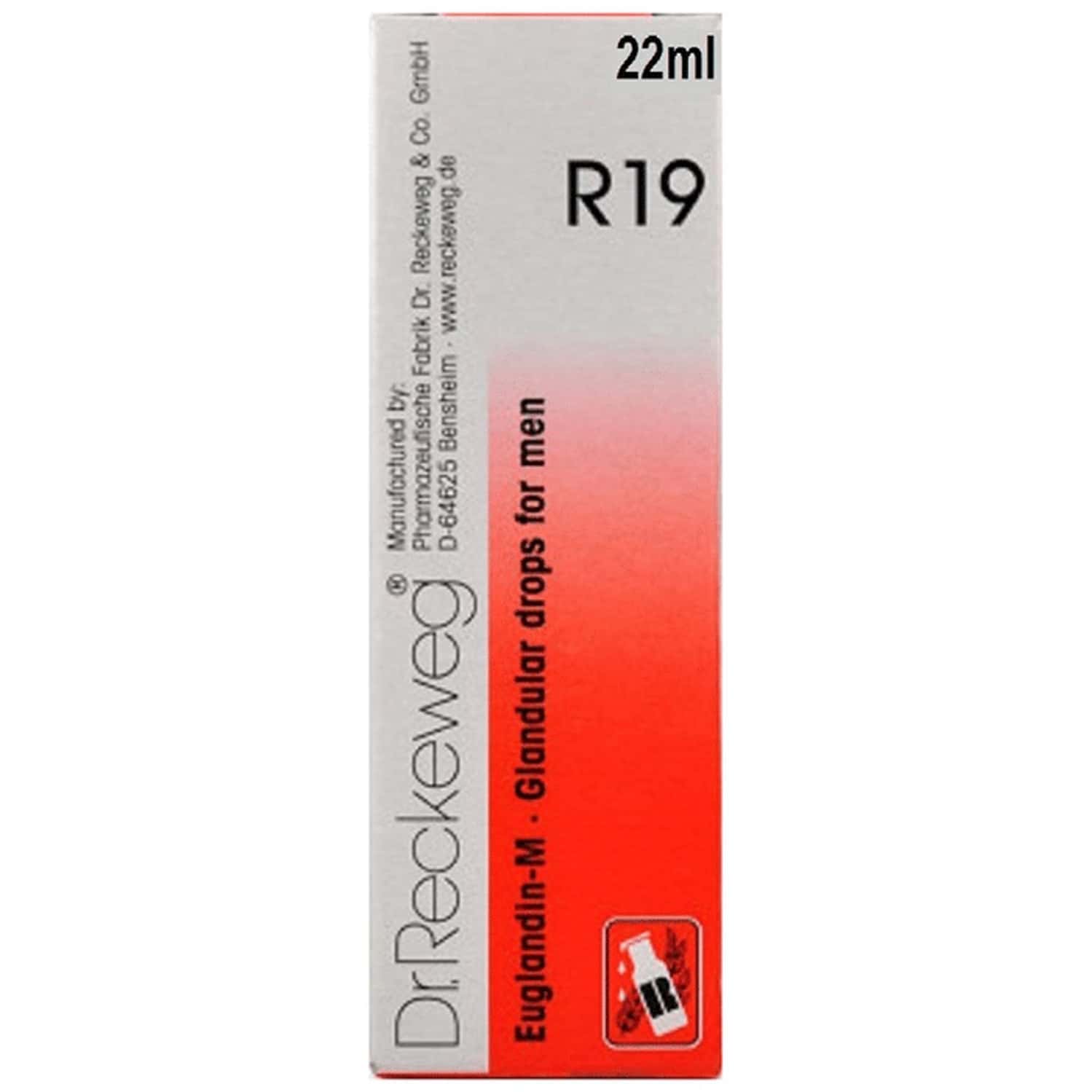 Dr. Reckeweg R19 Glandular Drops For Men 22 Ml