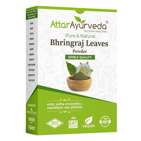 Attar Ayurveda Natural Bhringraj Powder For Hair Growth (100 Grams)