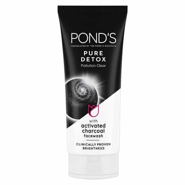 Pond's Pure Detox Pollution Clear With Activated Charcoal Face Wash - 100G