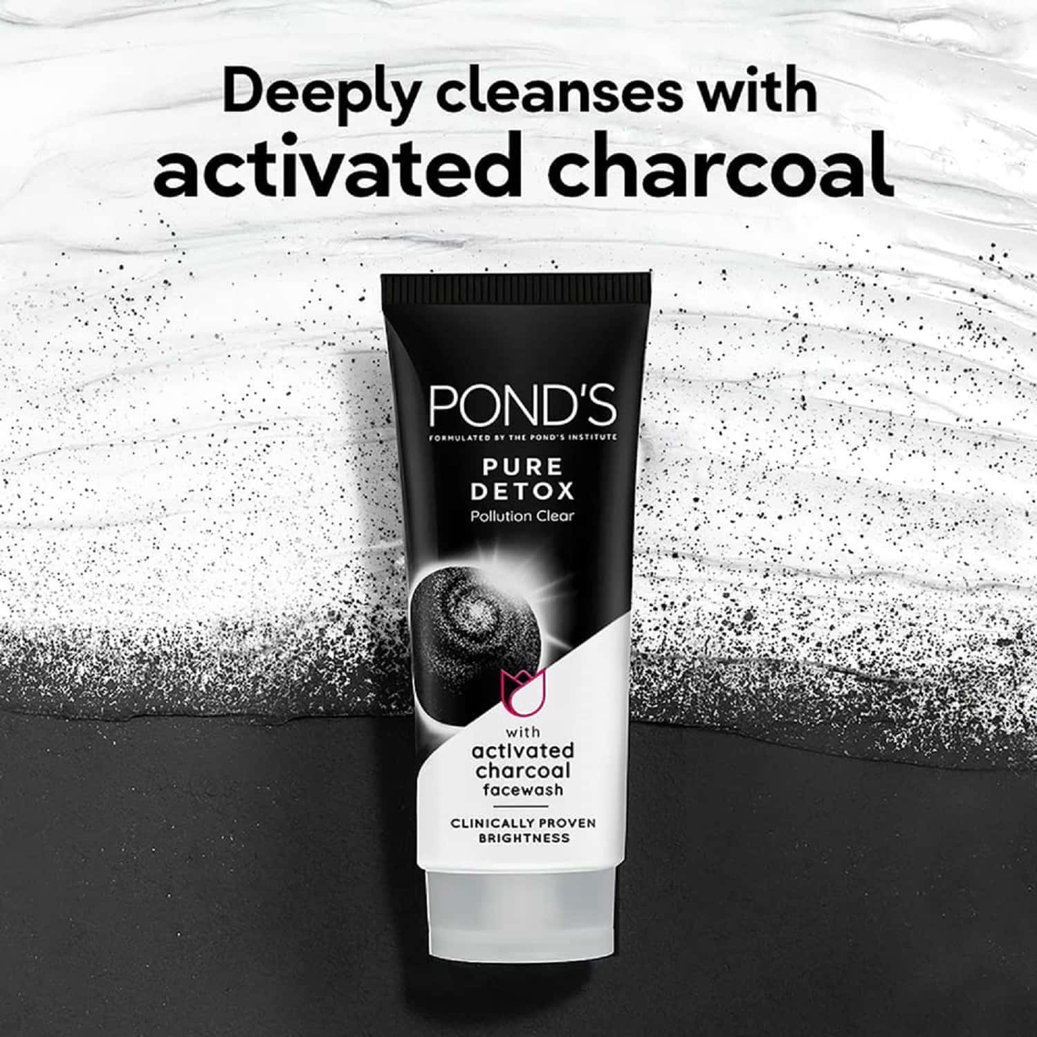 Buy POND S PURE DETOX POLLUTION CLEAR WITH ACTIVATED CHARCOAL FACE WASH Buy POND S PURE DETOX POLLUTION CLEAR WITH ACTIVATED CHARCOAL FACE WASH