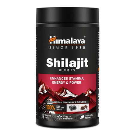 Himalaya Shilajit Gummies With Ksm-66 | Supports Energy, Stamina & Performance | Bottle 30 Unit