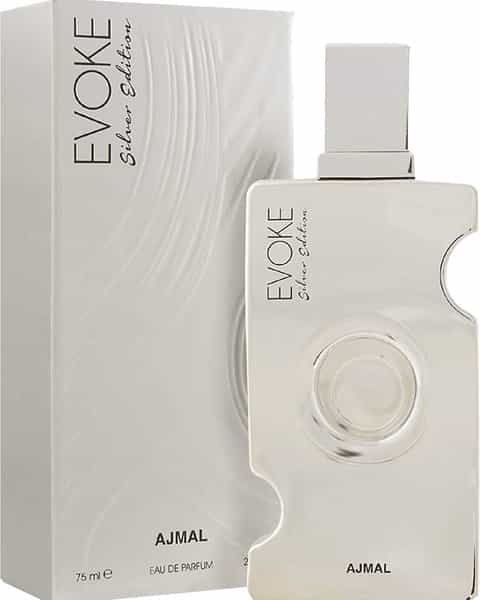 Ajmal Evoke Silver Edition Her Edp 75Ml Citrus Perfume For Women - Made In Dubai