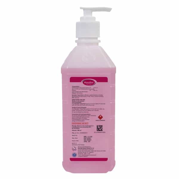 Nanzilon Hand Rub Advance Moisturizing Liquid Hand Sanitizer With 70% Alcohol | Kills 99.99% Germs