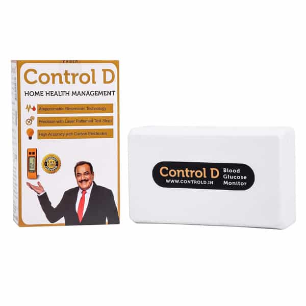 Control D Orange Digital Glucose Blood Sugar Testing Monitor With 25 Strips