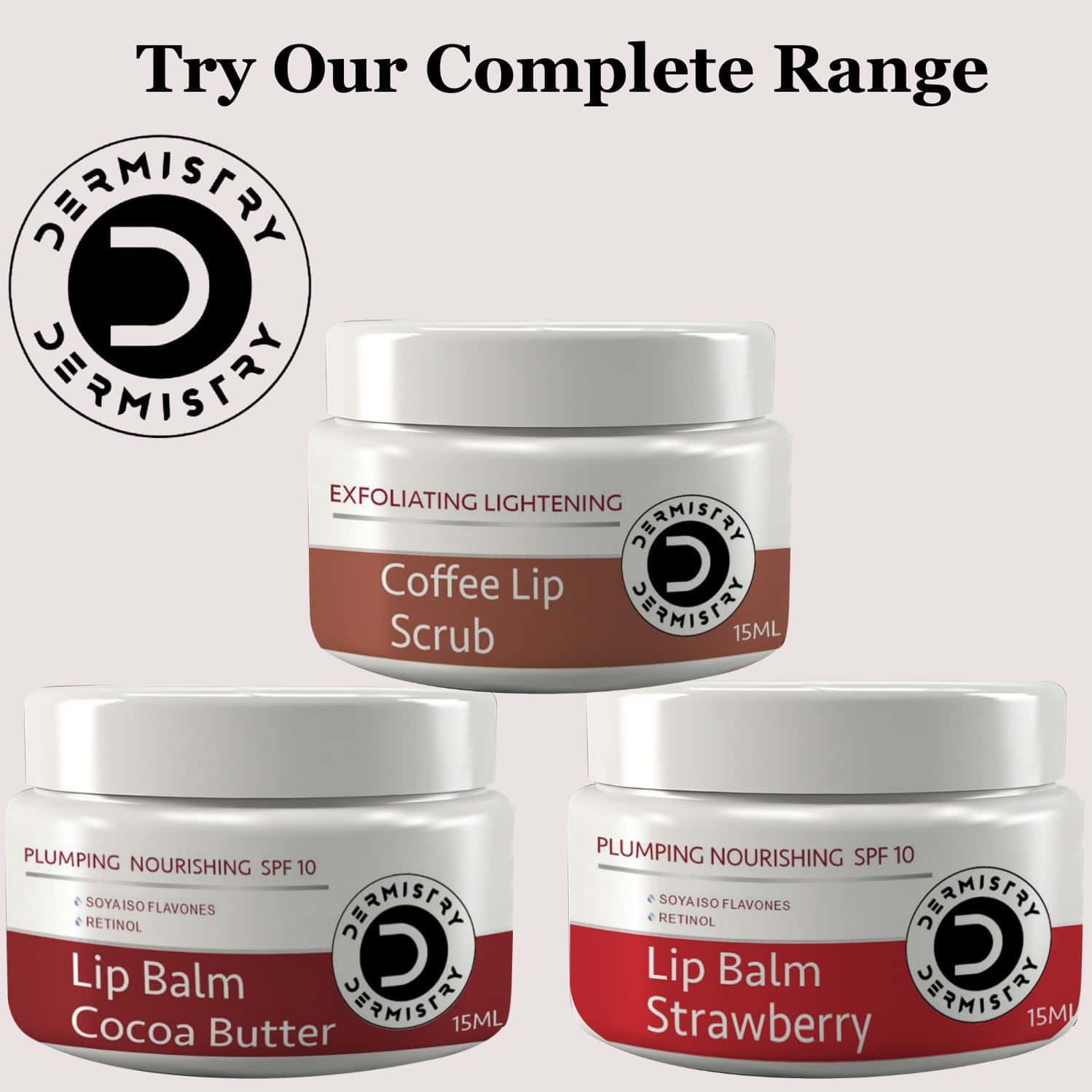 Buy DERMISTRY EXFOLIATING LIGHTENING COFFEE & SUGAR LIP SCRUBDARK DRY