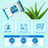 Arokleen Bed Bath Patient Large Wet Wipes Enriched With Aloe Vera And Glycerine 10Pcs Pack Of 1