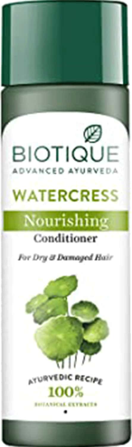 Biotique Bio Water Cress Fresh Nourishing Conditioner For Dry Damaged & Color Treated Hair 120 Ml