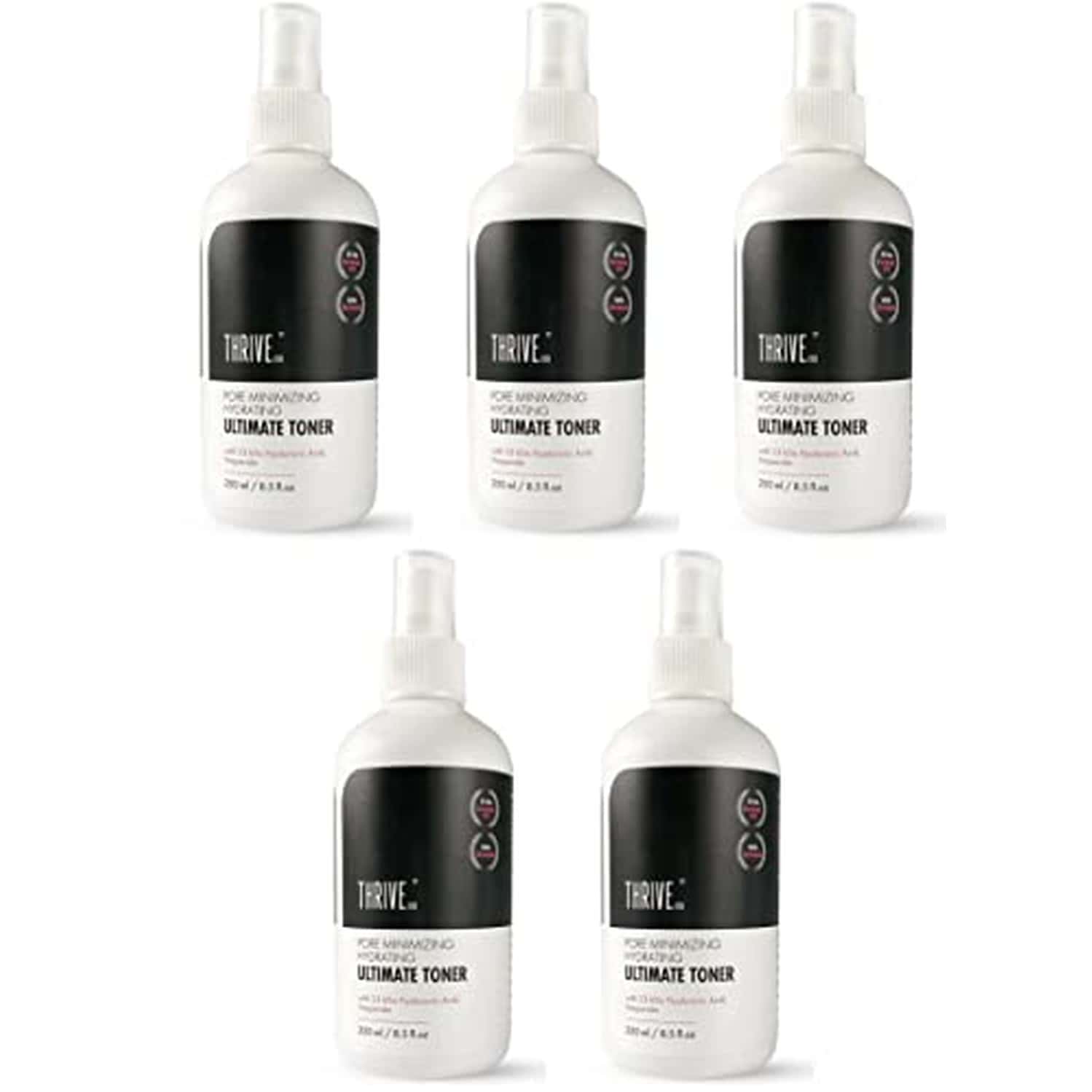 Thriveco Pore-Minimizing Ultimate Toner For Glowing Skin & Pore Tightening | Unisex 250ml | 5 Packs