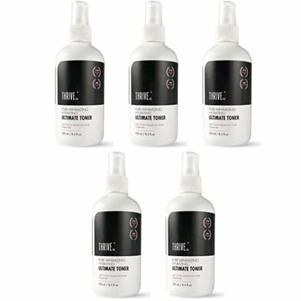 Thriveco Pore-Minimizing Ultimate Toner For Glowing Skin & Pore Tightening | Unisex 250Ml | 5 Packs