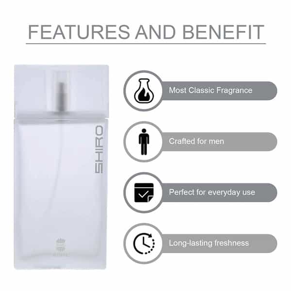 Ajmal Shiro Edp 90Ml Perfume For Men And Colaba Mukhallat Cp Attar 14Ml For Unisex