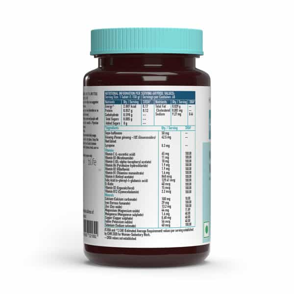 Hk Vitals Multivitamin & Multivitamin For Women Combo | 60 Multivitamin Tablets Each