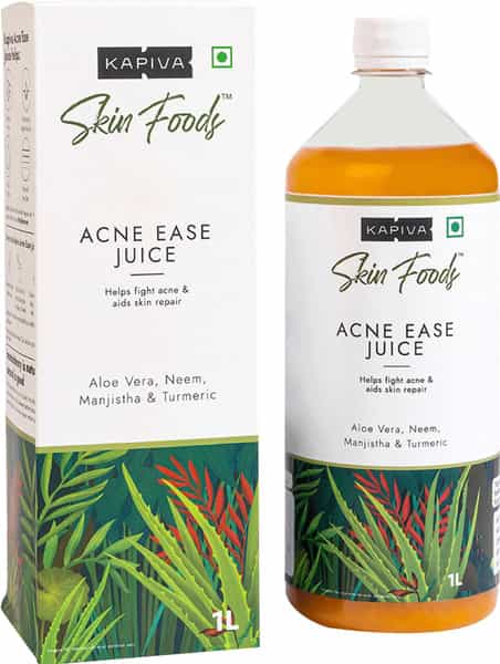 Kapiva Acne Ease Juice 1L - Ayurvedic Juice For Acne Control | 4 Ayurvedic Herbs