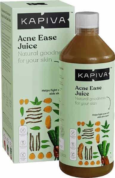 Kapiva Acne Ease Juice 1L - Ayurvedic Juice For Acne Control | 4 Ayurvedic Herbs