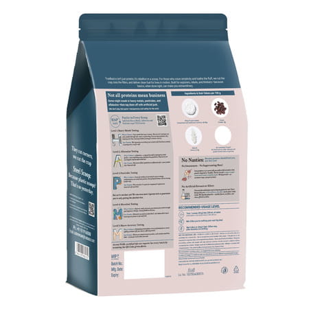 Truebasics Clean Whey 100% Protein Isolate Powder (Chocolate 1kg) | 28g Protein