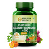 Himalayan Organics Plant Based Calcium Magnesium Zinc D3 & K2 | Whole Food & Natural- 120 Capsules