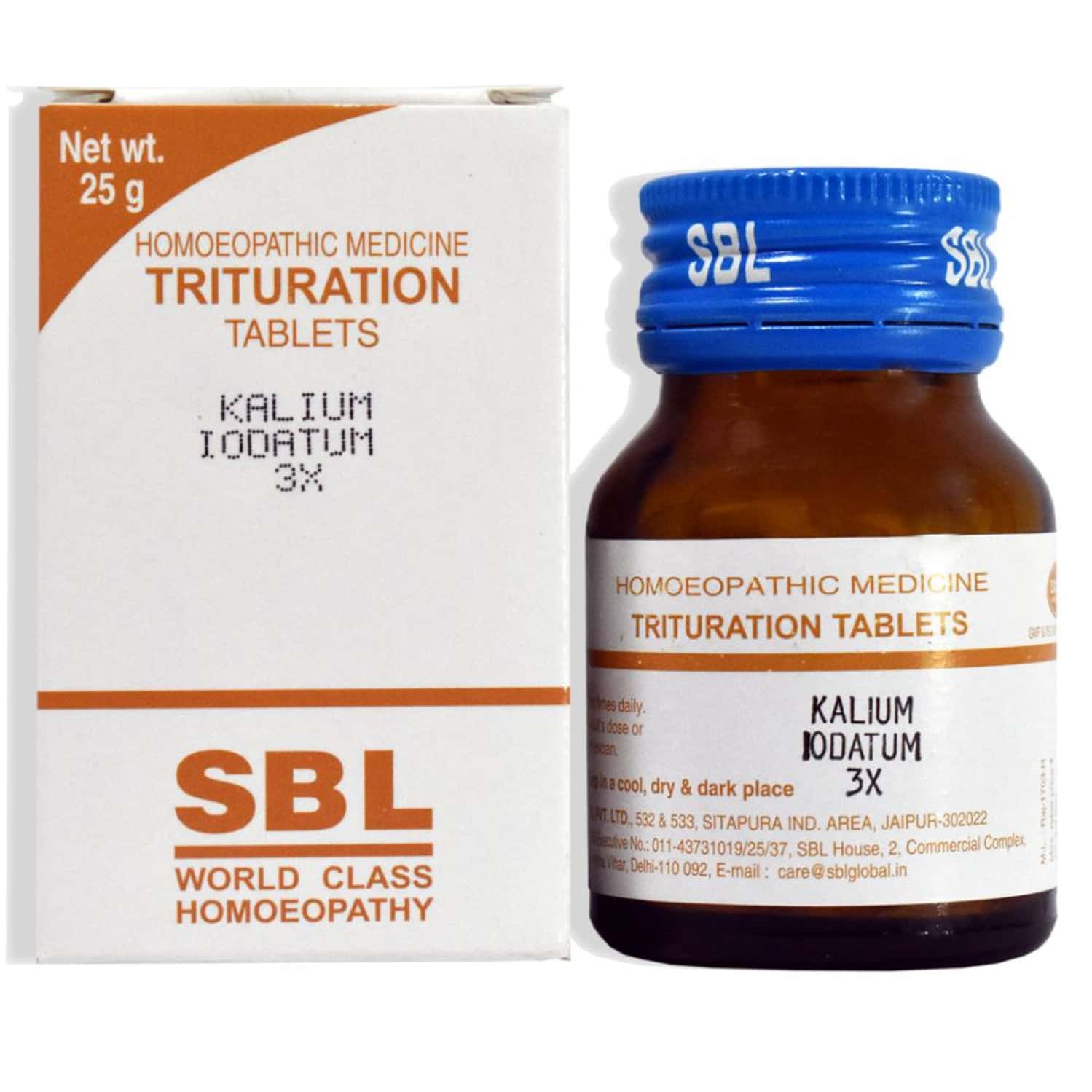 Sbl Kalium Iodatum Trituration Tablet 3x 25 Gm Pack Of 3