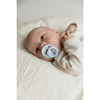 Bibs Pacifier Colour Latex Round Size 1 | Pack 1 Baby Blue - 0+M